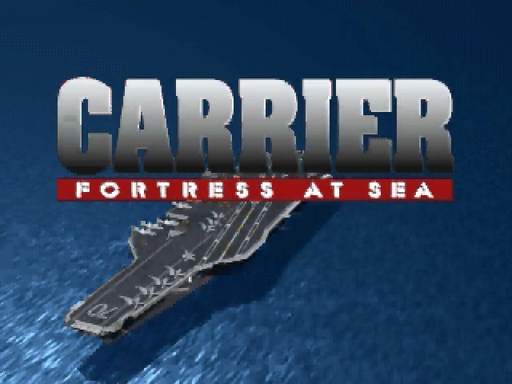 Carrier: Fortress at Sea title screen for 3DO